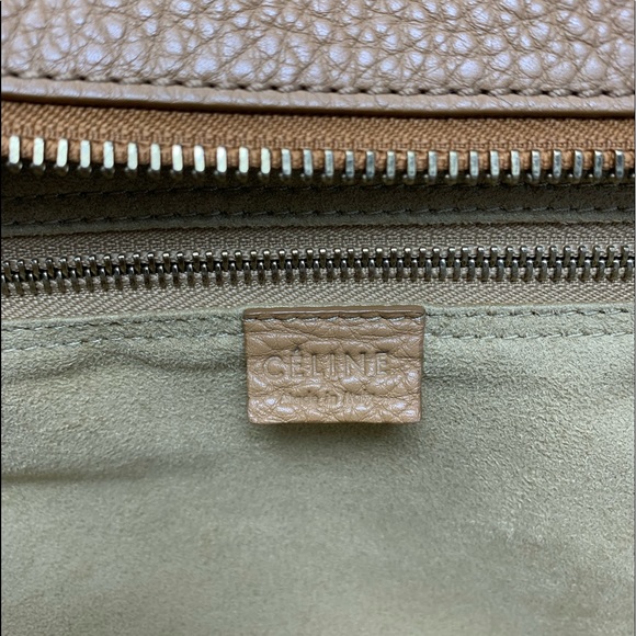 Authentic CELINE Mini camel Leather Luggage Tote Bag - Picture 11 of 16